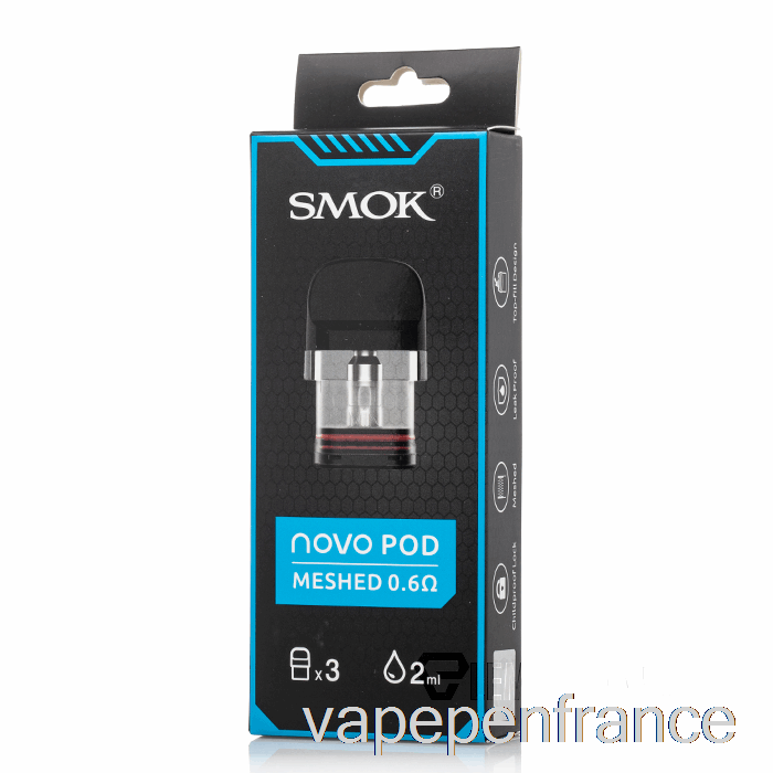 Cartouches De Remplacement Pour Dosettes Smok Novo 0,6 Ohm Stylo Vape Novo Pods